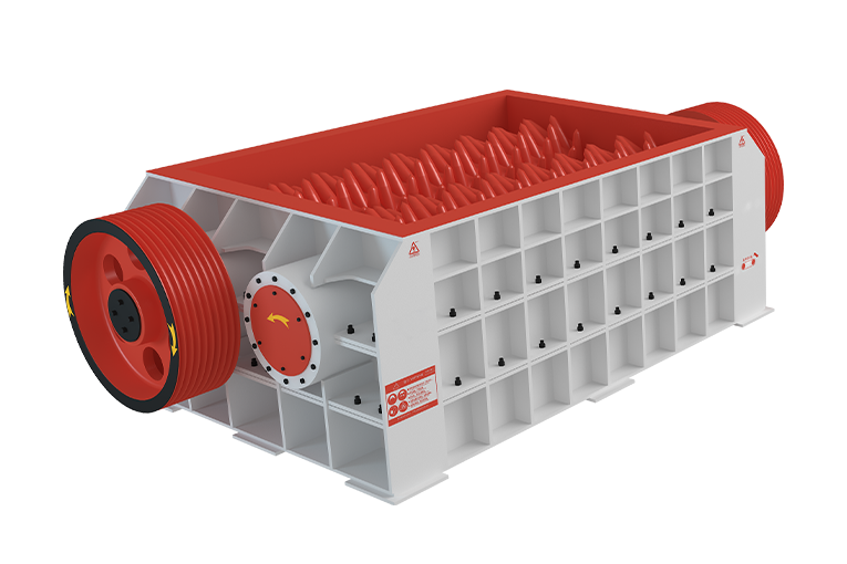 double toothed roll crusher